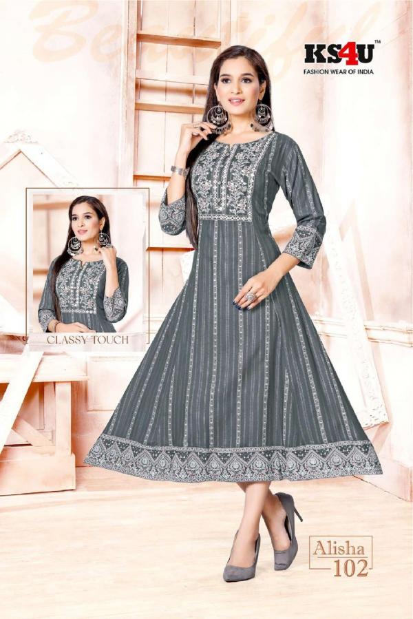 Ks4u Alisha Vol 1 Fancy Designer Exclusive Kurti Collection